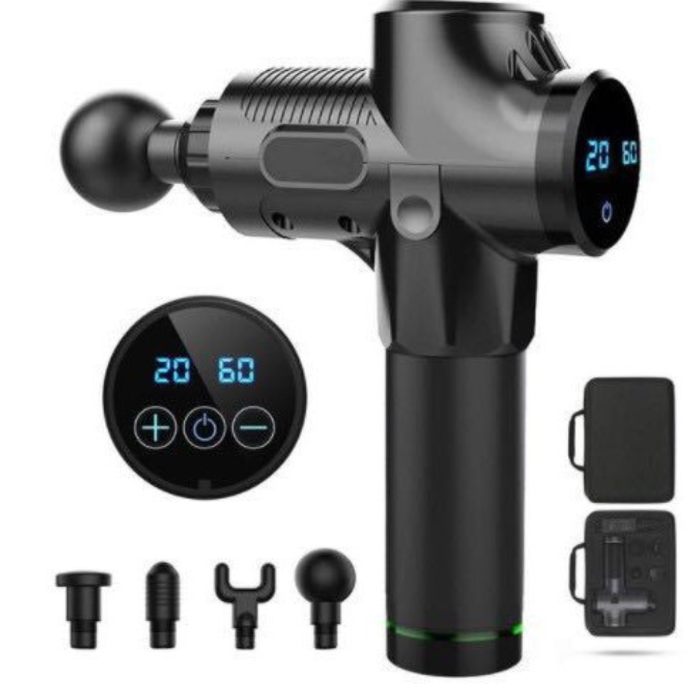 Massage Gun - مسدس تدليك محمول للعضلات، جهاز استرخاء