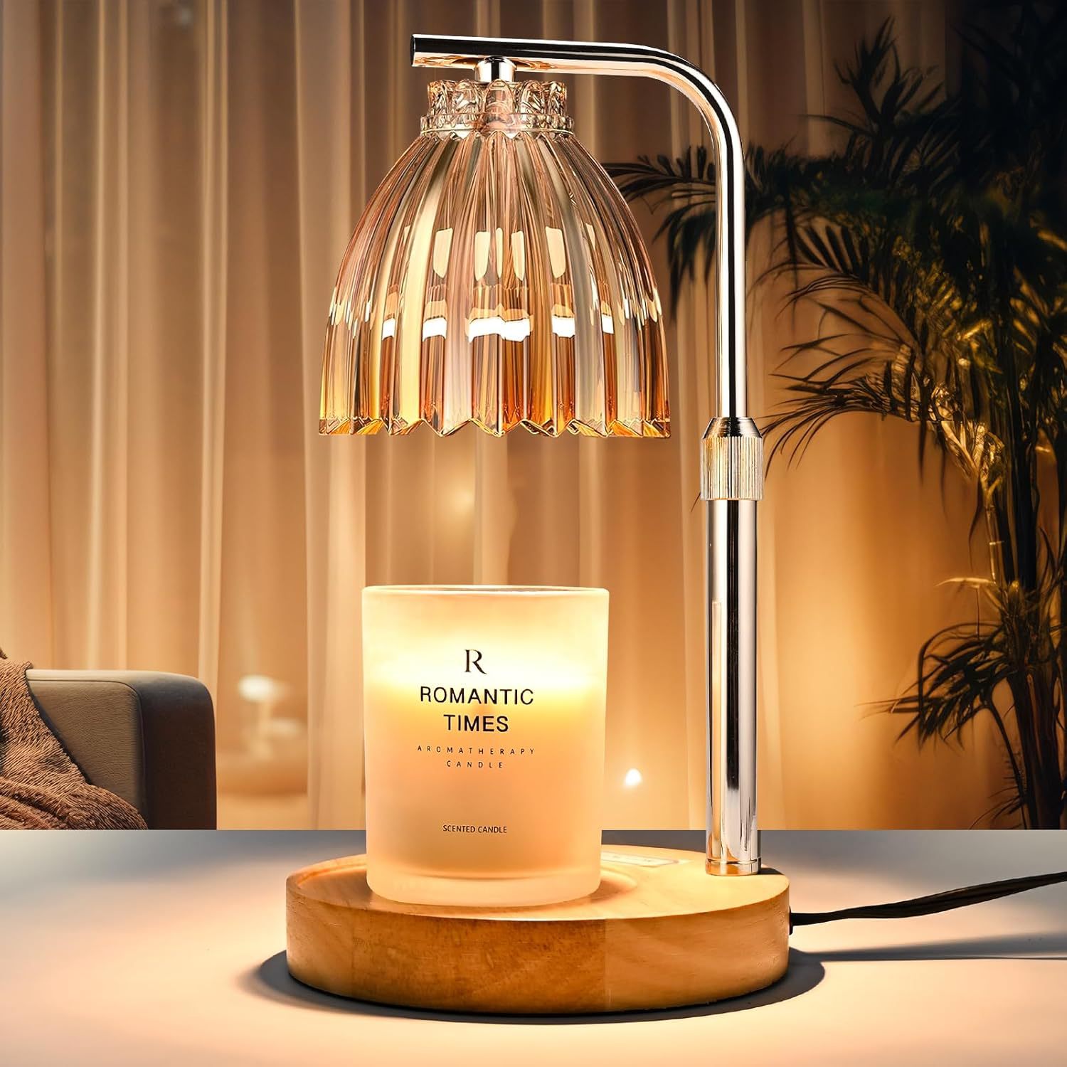 Wax Warmer - مصباح تسخين الشمع العطري قابل لتعديل