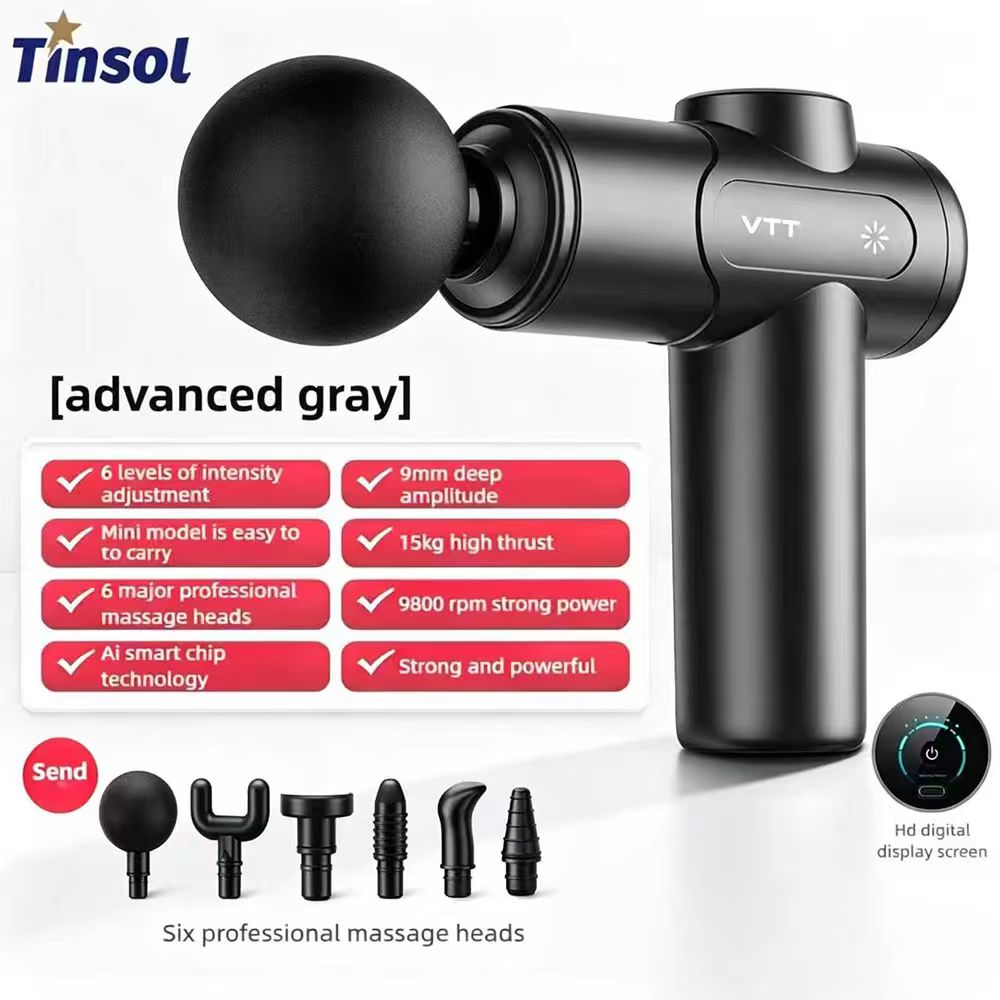 مسدس تدليك كهربائي TINSOL للأن - مراجعة Massage Gun وسعره