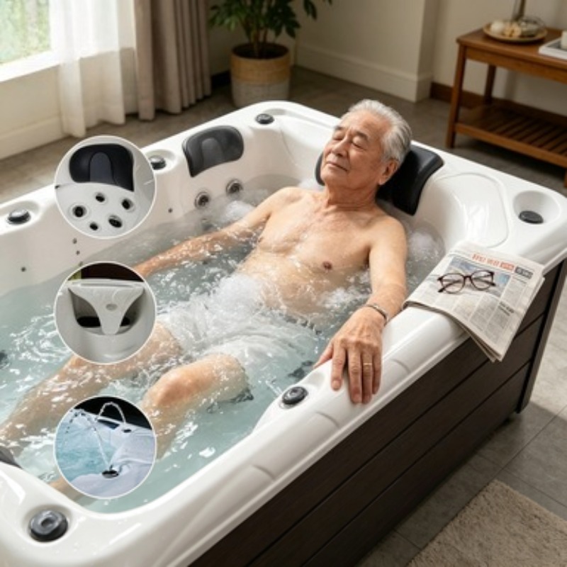 حوض استحمام للتدليك من الأكريل - مراجعة Spa Massager وسعره