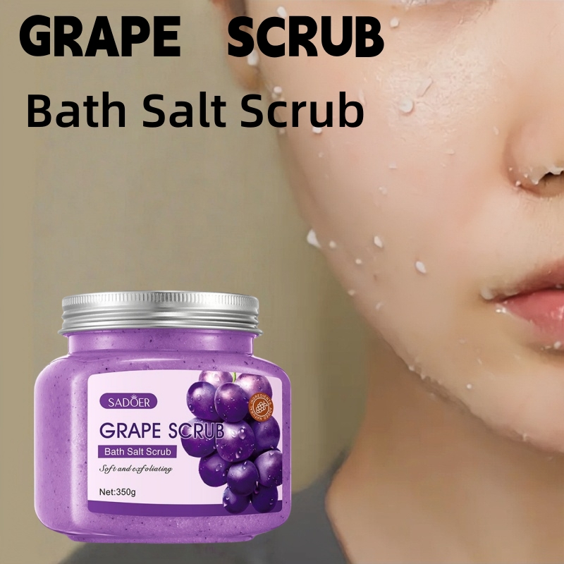 مقشر ملح الاستحمام بالعنب 350  - مراجعة Bath Salts وسعره